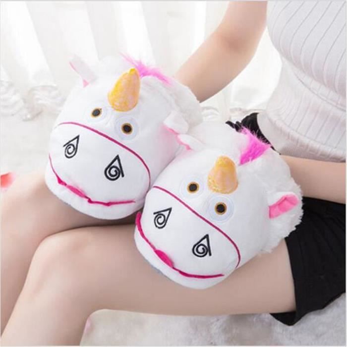 Pantoufle Licorne Rose Get Images One