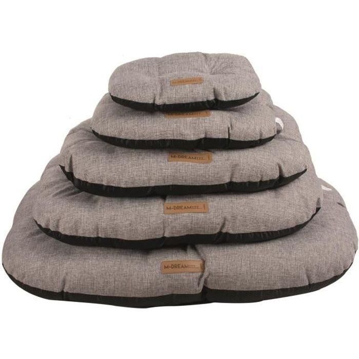 MPETS Coussin oval Oleron XL - Gris clair - Pour chien