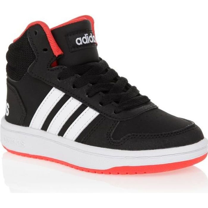 ADIDAS Baskets Montante Hoops Mid 2.0 - Junior - Noir