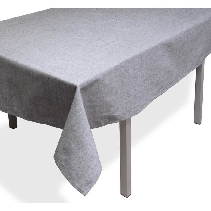 SOLEIL D'OCRE Nappe carré Jean's - 140 x 240 cm - Marine