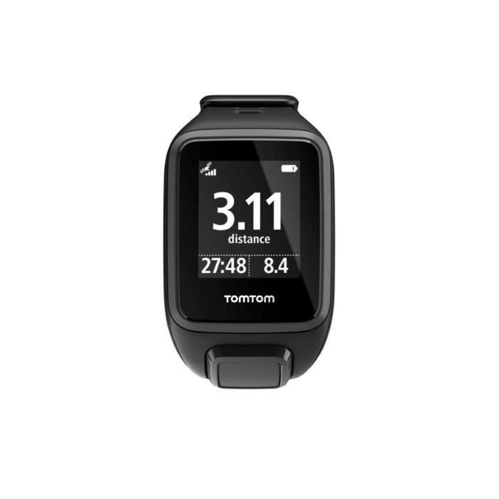 TOMTOM Montre connectée de Sport GPS Runner 2 Bracelet Fin Noir
