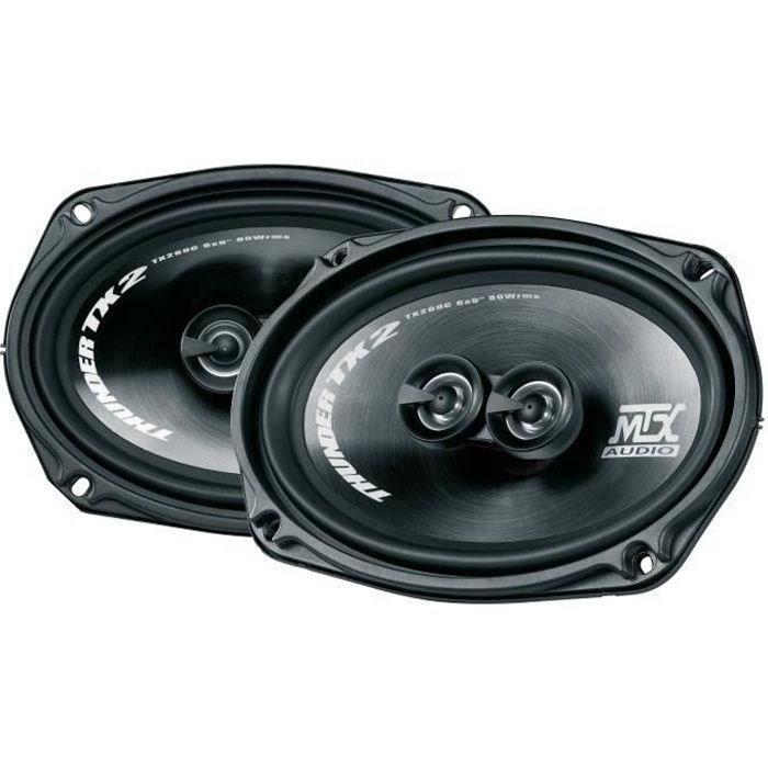 MTX Haut-parleur Coaxial 3 Voies TX269C 6 x 9“ 80 W RMS 320 W Peak 4O