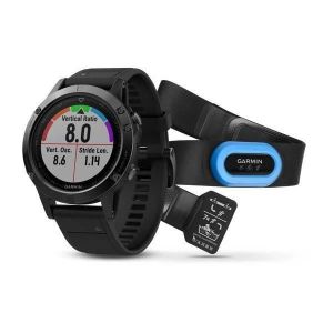 GARMIN Montre GPS Fenix 5 Sapphire Performer Bundle - 10 ATM - Noir - Mixte GARMIN Montre GPS Fenix 5 Sapphire Performer Bundle - 10 ATM - Noir - Mixte