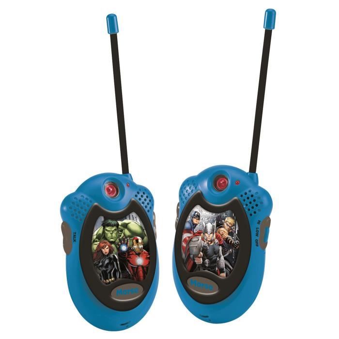 AVENGERS - Paire de Talkies-Walkies Enfant - Portée 100M