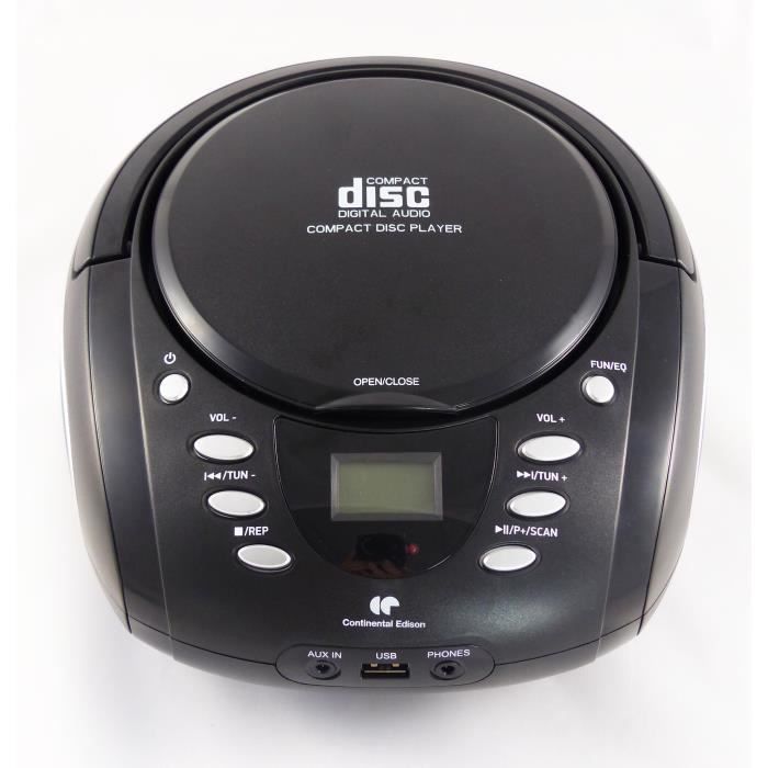 CONTINENTAL EDISON BBOX16B4 Boombox CD USB Radio
