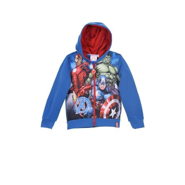 DISNEY MICKEY Veste Sweat Bleu Enfant Garçon