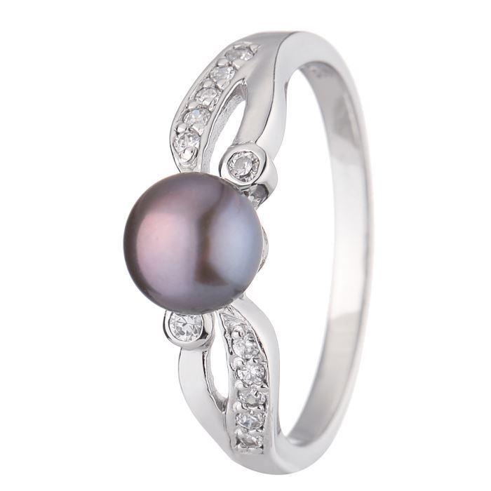 NACRE DE PERLE Bague Argent 925° et Perle de Culture d'Eau Douce Femme