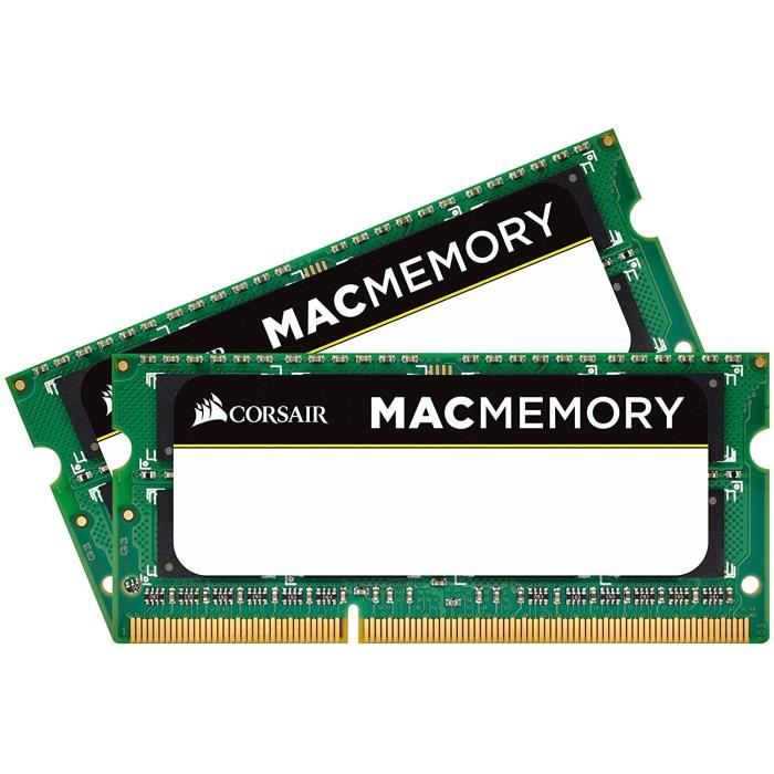 CORSAIR Mémoire MAC DDR3 - 8 Go (2 x 4 Go) - 1066 MHz - CAS 7 (CMSA8GX3M2A1066C7)