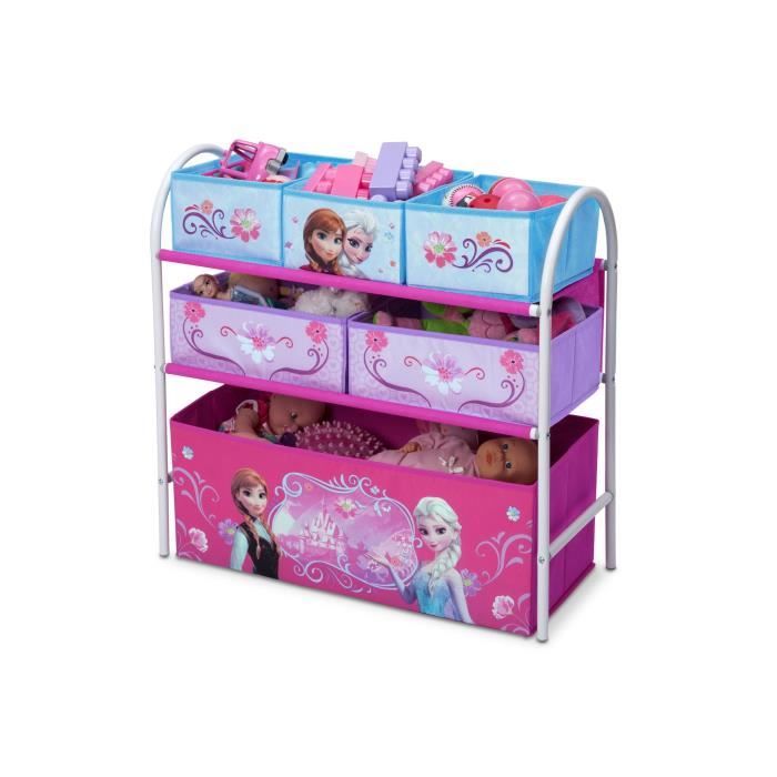 LA REINE DES NEIGES Meuble de rangement enfant avec cadre en metal
