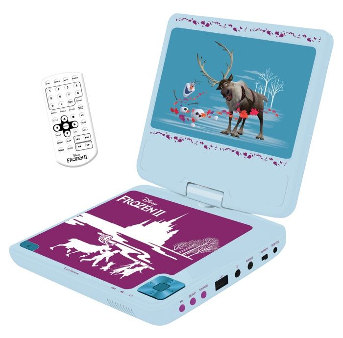 LEXIBOOK - LA REINE DES NEIGES - Lecteur DVD Portable Enfant