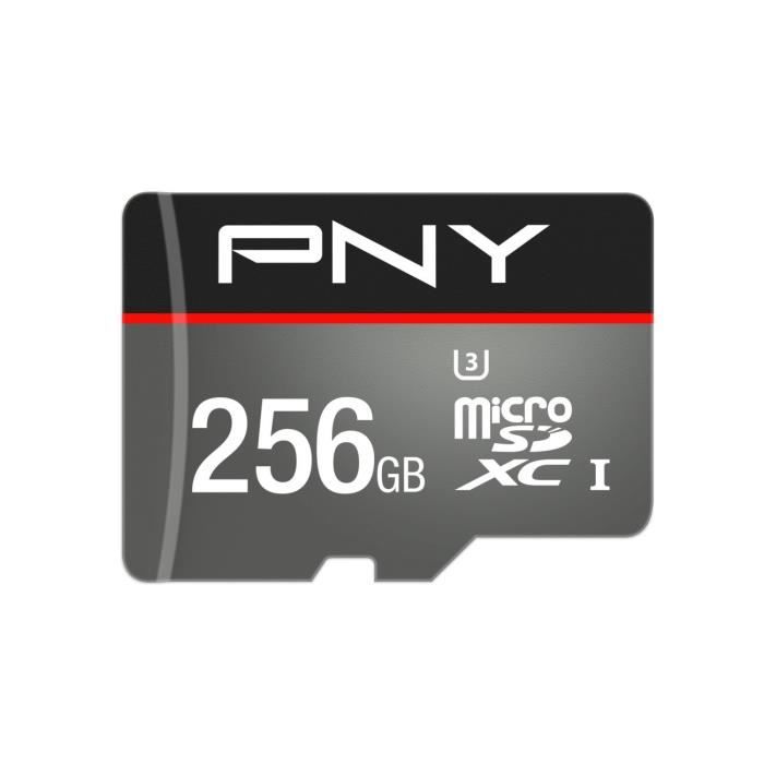 PNY Carte Micro SD 256 Go Elite Performance