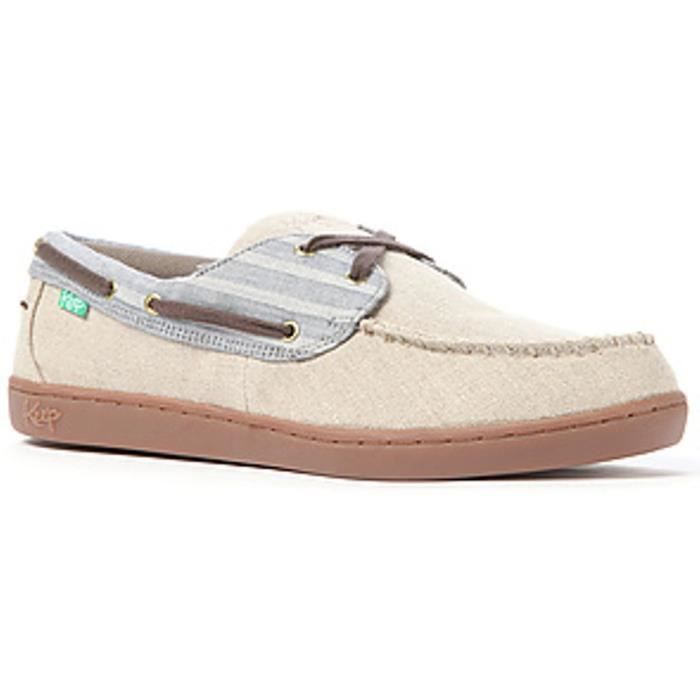 KEEP Chaussures Bateaux Benten Jailbird Stripes - Homme - Beige