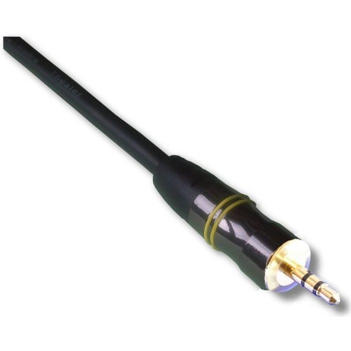 LINEAIRE Câble jack 5 mètres - 3.5 mm mâle / mâle