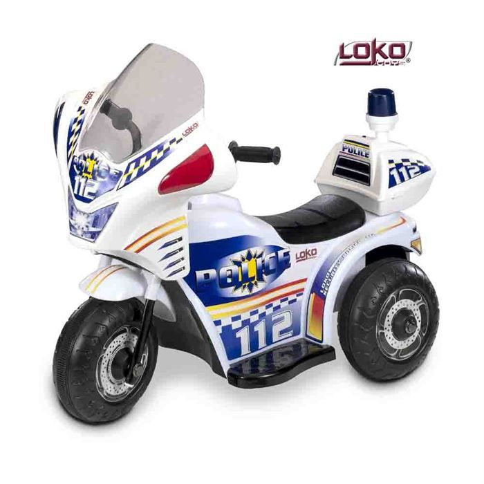 Moto de Police Electrique Enfant