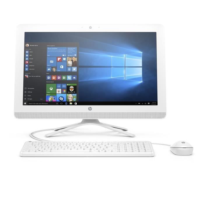 Ordinateur Tout-en-un - HP 22-b336nf - Core i3-7100U - 4Go de RAM - Disque Dur 2To HDD - Windows 10