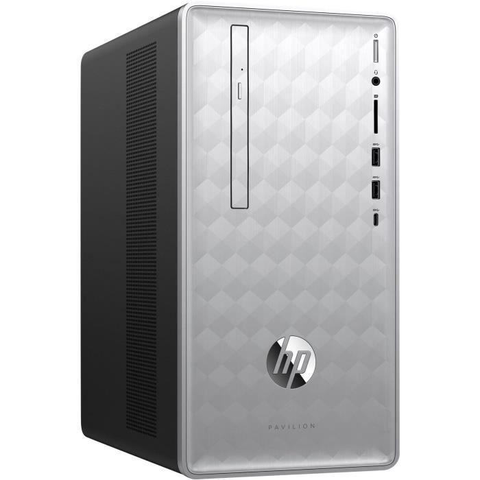 Unité Centrale - HP Pavilion 590-p0016nf - Core i5-8400 - RAM 8Go - Stockage 2To HDD - AMD Radeon RX 550 - Windows 10