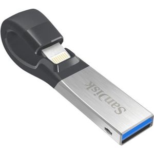 SANDISK Clé USB Ixpand - 64Gb - 3.0 - Noir / Gris