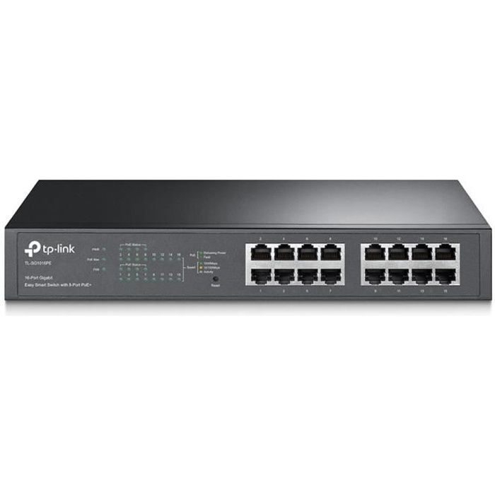TP-LINK Switch PŒ administrable -SG1016PE 16 ports Gigabit dont 8 ports PŒ+