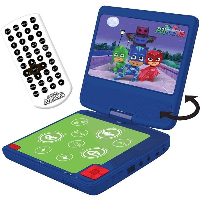 LEXIBOOK - PYJAMASQUES - Lecteur DVD Enfant Portable