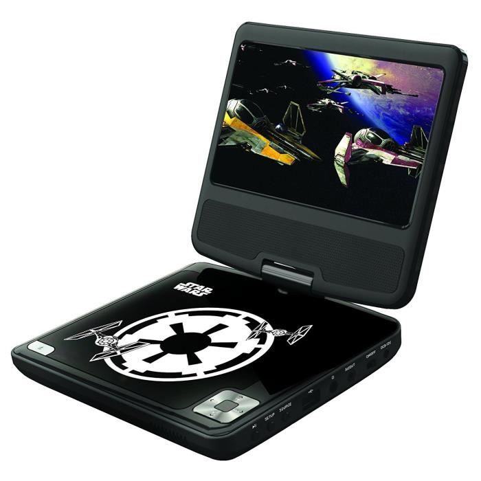 LEXIBOOK - STAR WARS - Lecteur DVD pour Enfant avec port USB