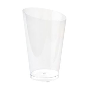 Lot de 12 verrines Konic jetables 70 ml transparent