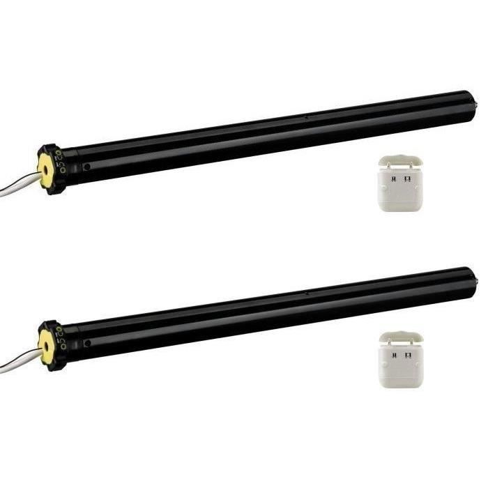 DIAGRAL BY ADYX Pack de 2 Motorisation pour volets roulants à commande filaire Ø 45mm - 30Nm - 230V