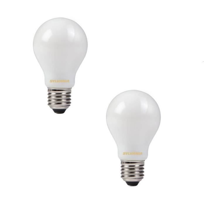 SYLVANIA Lot de 2 ampoules LED à filament Toledo RT A60 E27 4 W équivalent à 40 W