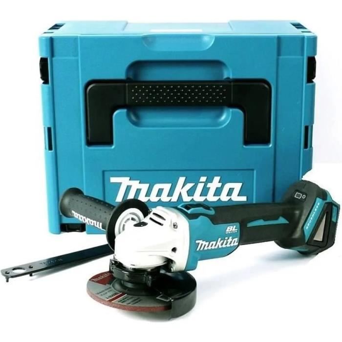 MAKITA Meuleuse d'angle Brushless DGA506ZJ 125 mm 18 V LXT avec coffret Makpac