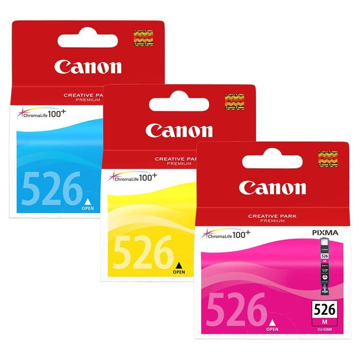 Canon CLI 526 C/M/Y Multipack   Achat / Vente CARTOUCHE IMPRIMANTE