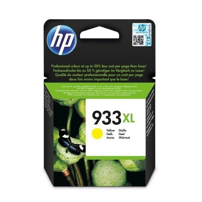 HP n° 933XL Jaune (CN056AE)   Achat / Vente CARTOUCHE IMPRIMANTE HP n