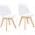 BJORN Lot de 2 chaises de salle à manger - Simili