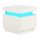 FLASH Chevet contemporain blanc brillant - L 40 cm