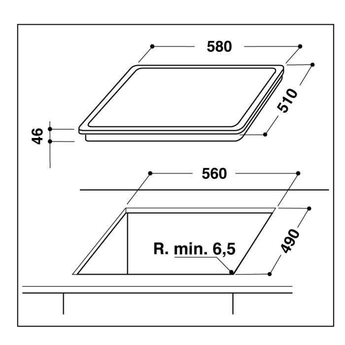  AKT 8000 IX - Table de cuisson vitrocéramique1