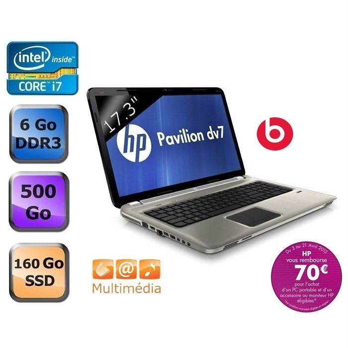 HP Pavilion dv7 6b99ef   Achat / Vente ORDINATEUR PORTABLE HP Pavilion