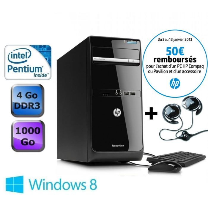 HP Pavilion p6 2315ef + casque   Achat / Vente UNITE CENTRALE HP