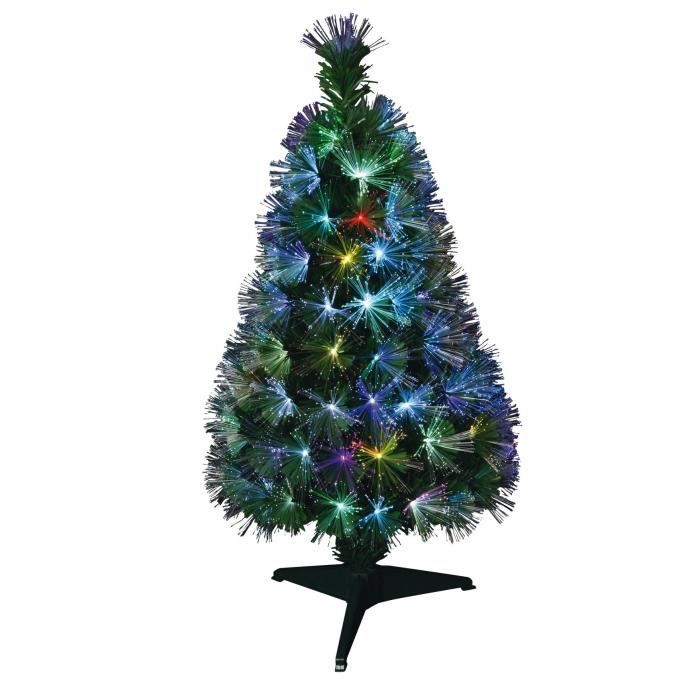 Sapin de Noël artificiel Fibre optique New York - 220 LED - 220
