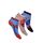 SUPERMAN Lot de 3 Paires de Chaussettes Basses Ble