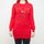 Robe Pull de Noël à Message Humoristique Rouge Fem