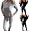 Tenues De Sport Femmes Manches Longues Casual P Noir