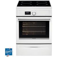 CUISINIÈRE - PIANO BRANDT KIP100W - Cuisinière table induction - 4 zo CUISINIÈRE - PIANO BRANDT KIP100W - Cuisinière table induction - 4 zo