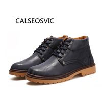 BOTTINE Calseosvic® Bottines en Cuir Homme BOTTINE Calseosvic® Bottines en Cuir Homme