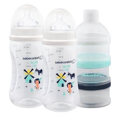 BEBE CONFORT Lot de 2 biberons + doseur de lait Maternity Once Upon A Time