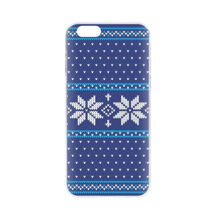 FLAVR Coque Case Ugly Xmas Sweater - Iphone 6 / 6s - Bleu