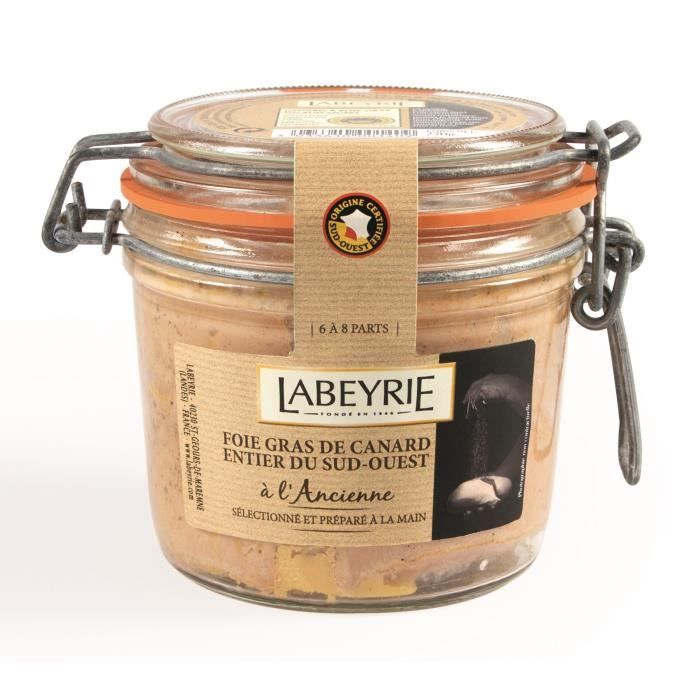 LABEYRIE Foie Gras de Canard Entier du Sud-Ouest Bocal 270g