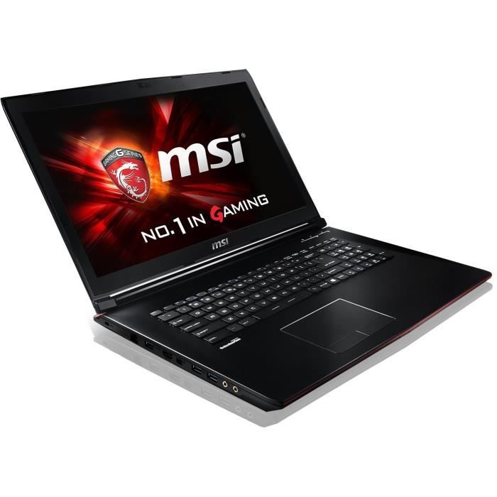 MSI PC Portable GP72 7RD LeopardPro - 17,3'' Full HD - RAM 8 Go - Core i7-7700HQ - 128G SSD + 1 To HDD - GTX 1050M