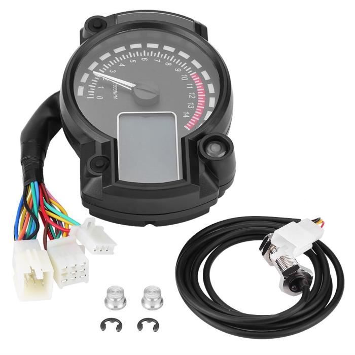 Auto Moo Compteur Universel De Vitesse Pour Moto Auto Kilometrique