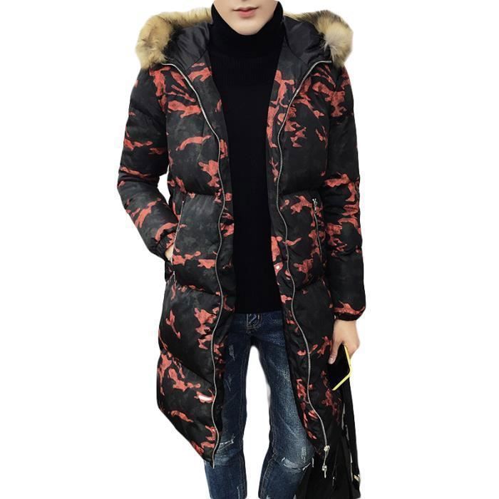À Fausse Chaude Col Capuche Doudoune Hommes En Camouflage ZtxSqUz