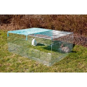 KERBL Enclos extérieur anti-fugue pour rongeurs - 144x112x60cm