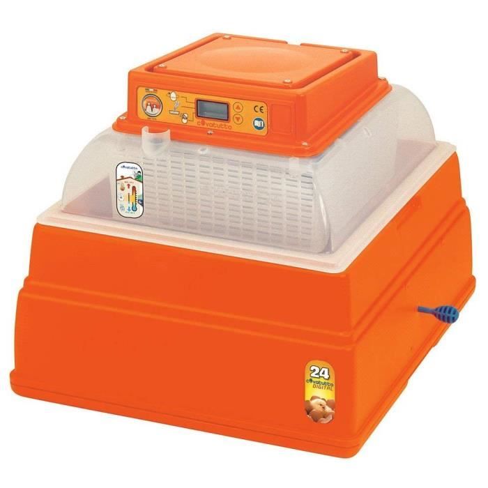 NOVITAL Couveuse Covatutto - 230 V - Ecran digitale - 24 Œufs de poule