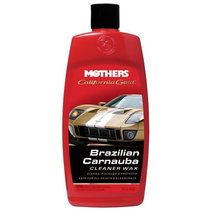 MOTHERS Nettoyant et cire liquide de carnauba brésilienne California Gold - 456 g - 473 ml